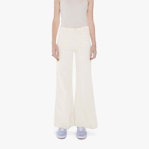 MOTHER The Patch Pocket Roller Skimp Wide Leg Jeans